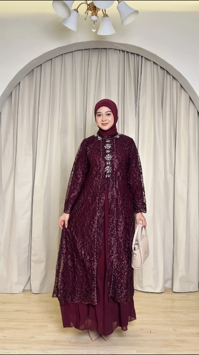 Adila dress New produk🛍️🤎 #dresskondangan #d...
