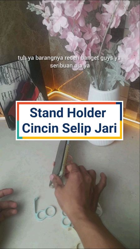 Phone Holder Cincin Selip Jari #RacunShopee #phoneholder #holdercincin #phoneholderjari #barangrecehberguna