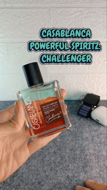 Tampil beda! Casablanca Homme Eau de Parfum - Powerful Spiritz Challenger. #parfum #casablanca #eaudeparfum #powerfulspiritz #parfummurah #RacunShopee