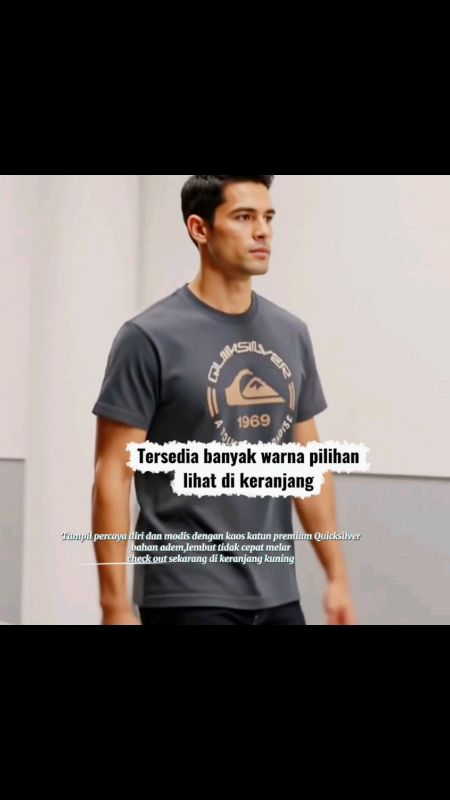 Quicksilver kaos pria original katun premium #quicksilveroriginal #kaospria #RacunShopee