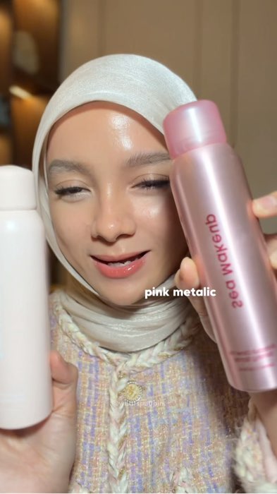 CIEE comeback skrg yg versi glow ? #goldentick #settingspray