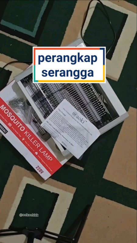 lampu uv perangkap nyamuk dan serangga dari aoki #perangkapnyamuk#perangkapseranggaelektrik#aokimosquitokiller