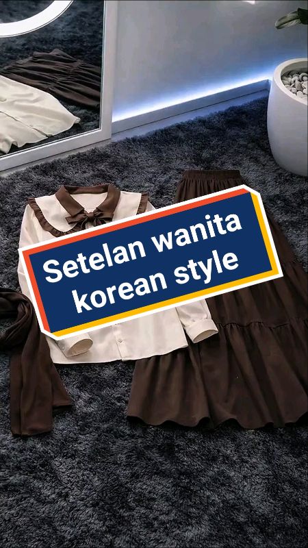 Setelan wanita korean style #setelanwanita #setelanwanitakekinian #setelanwanitamurah #setelanwanitaterlaris #setelanwanitaterbaru #outfitkoreanstyle