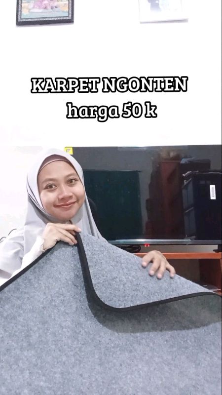 pakai karpet ngonten ini juga yuk, PO nya gak lama ko. #karpetngonten #karpetngontenmurah #karpetaesthetic #karpetviral #karpetlantai