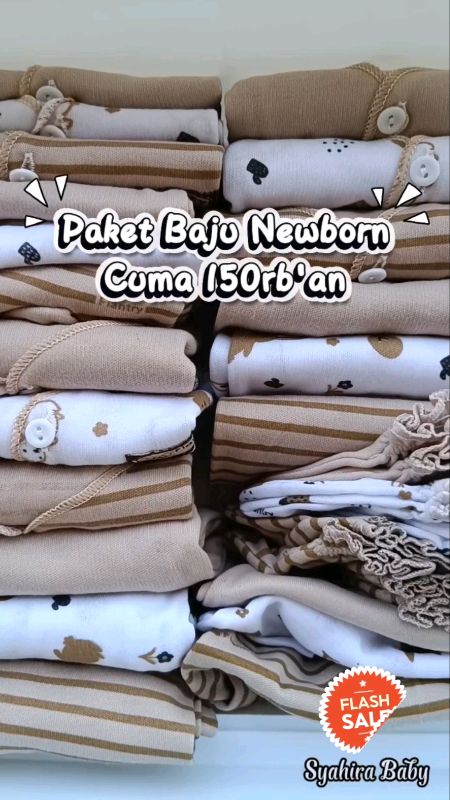 Cuma 150rban saja dapat sebanyak ini. #paketlahiran #bajubayi #paketnewborn