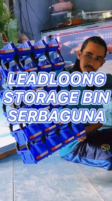 Storage Bin kotak penyimpanan serbaguna #leadloong #storagebin #kotakpenyimpanan #kotakperkakas #rakperkakas #rakserbaguna #RacunShopee #ShopeeHaul