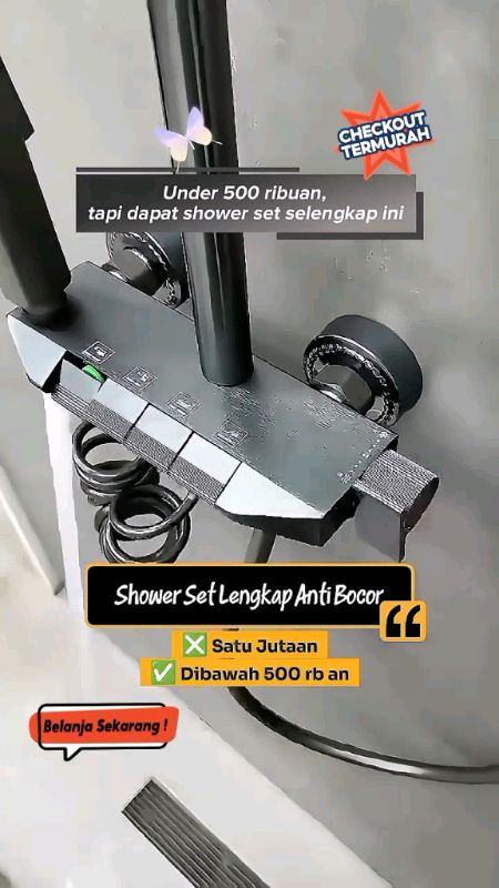 Shower Set Lengkap #shower #showerset #showersetkamarmandi #showersetpanasdingin #Showersetmultifungsi #RacunShopee #SpillRacunShopee #ShopeeCOD
