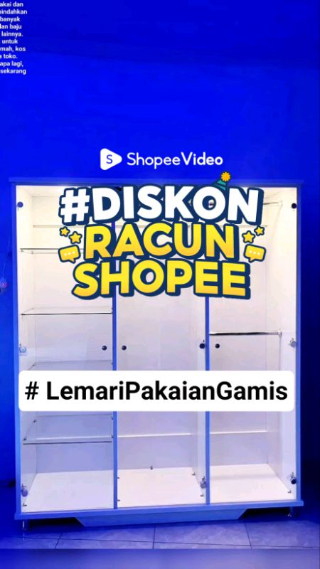 💯 REKOMEN ABIS! LEMARI PAKAIAN GAMIS. #DiskonRacunShopee #RacunShopee #SpillRacunShopee #RacunShopeeCheck #LemariPakaianGamis #lemaripakaianpanjang