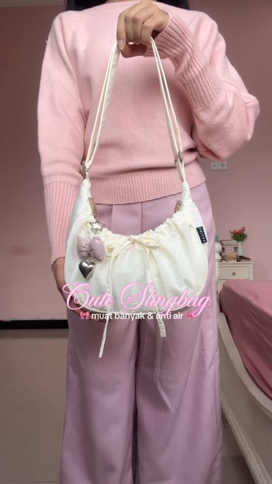 tas mini tp muat banyak #RacunShopee #OOTDFashionShopee #taswanita #slingbag #minibag