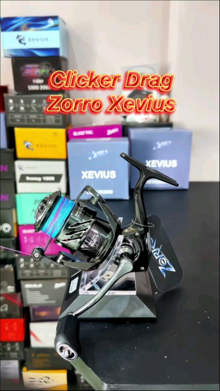 Suara clicker drag Zorro Xevius gurih beud #RacunShopee #mancingmania #mancing #reelpancing #zorro #zorroxevius #casting #jigging