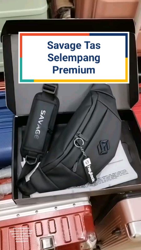 Tas Selempang Savage#ShopeeLook #ShopeeFashionHaul #DiskonRacunShopee #RacunShopee #tas #tasselempang #savage #waistbag #waistbagwaterproof
