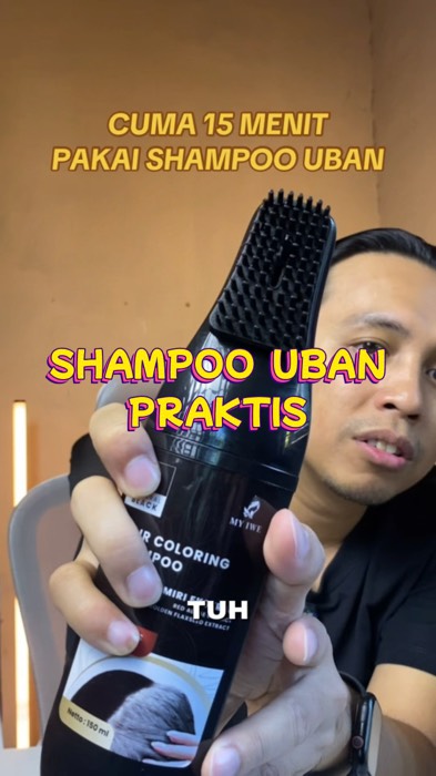 Shampoo Uban Praktis Bahan Alami #PromoNonStop #ShopeeCOD #GratisOngkirRP0 #ViralDiShopeeVideo #RacunShopee #myiwehaircoloring