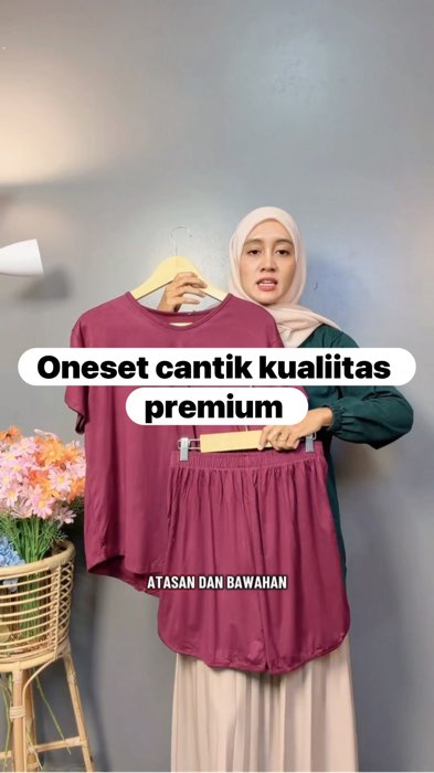 Oneset cantik kualiitas premium #onesetmurah #oneset #onesetwanita #onesetwanitakekinian #ShopeeFashionHaul #ShopeeCOD #shopeevideo