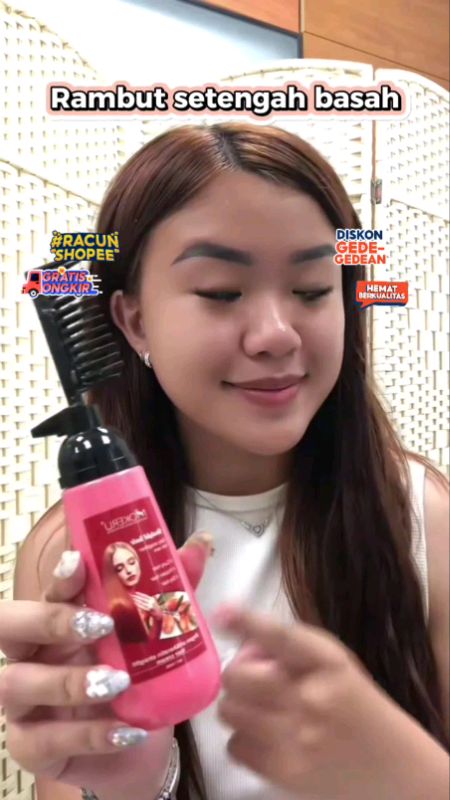 Rambutnya jadi lurus banget. kalo pake ini 😭 #krimpelurusrambut  #ShopeeCOD #GratisOngkirRP0 #Diskon50Persen #RacunShopee #PromoNonStop