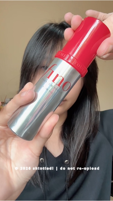 Buat rambut ga kusut ❤️ #fino #finohairoil #finohairtreatment #hairoil #hairserum #hairtreatment #haircare #haircareroutine #ShopeeBeautyHaul