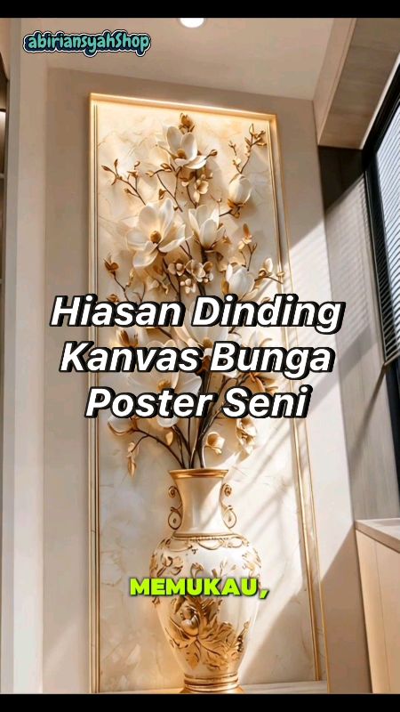 Hiasan Dinding Kanvas Poster Seni Bunga #hiasandinding #kanvas #posterdinding #SpillBawaBerkah #RacunShopee #shopeevideo #ShopeeCOD #GratisOngkirRP0