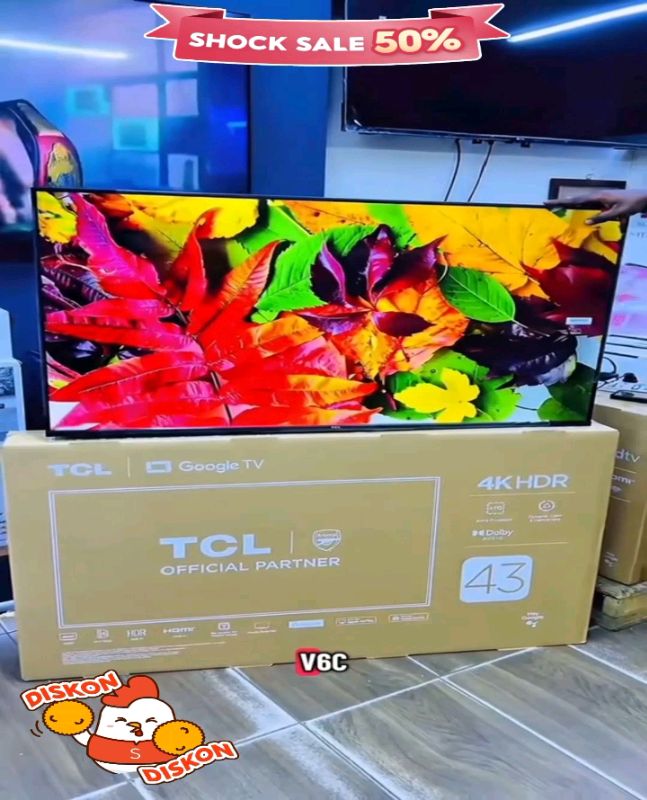 TV TCL 4K #TCLTV #tclgoogletv #elektronik #televisi #tv