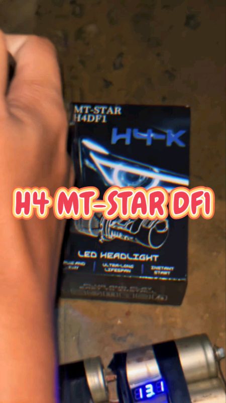 H4 dari Mt-Star, Mt Star H4DF1 dengan highbeamnya selenoid. #mtstarh4df1 #mtstarh4 #mtstar #miniprojieh4