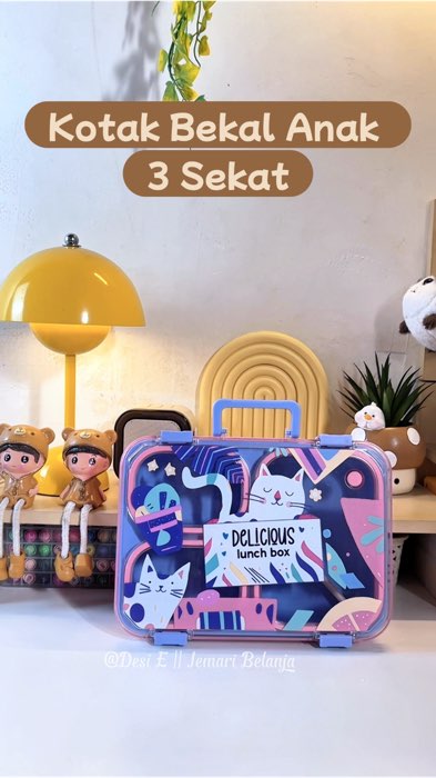 #kotakbekal #kotakbekalanak #kotakbekalanaksekolah #kotakbekalantitumpah