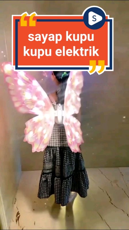 sayap kupu kupu elektrik #SpillRacunShopee #SpillBawaBerkah #GratisOngkirRP0 #berkahcreatorberlimpah #ViralDiShopeeVideo #RacunShopeeCheck