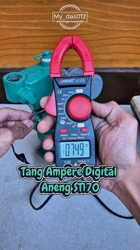 Tang Ampere Digital ANENG ST170 #tangampere #tangamperedigital #clampmeter #digitalclampmeter #alatukurlistrik #tangampereaneng #ViralDiShopeeVideo
