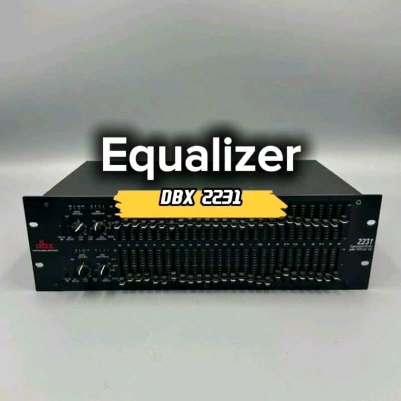 Equalizer DBX 2231 #equalizer #equaliser #equalizerdbx2231 #equalizeraudio #shopeevideo