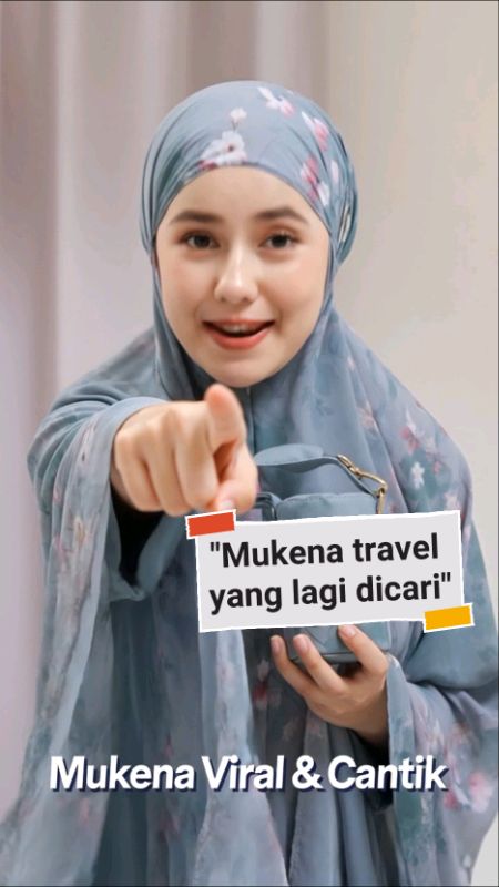 Mukena motif bunga ringan dengan pouch praktis dibawa kemana saja. #mukena #mukenamotif #mukenabunga #mukenatravel #shopeefashion #mukenadewasa #fyp
