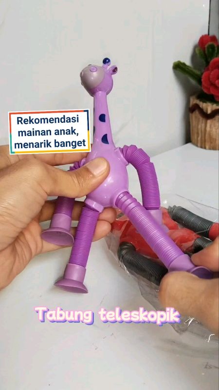 Mainan anak suction cup / tabung teleskopik #suctioncup #tabungtelescopic #mainananak #mainanedukasi #RacunShopee #SpillRacunShopee #SpillBawaBerkah