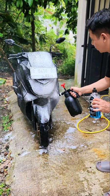 alat cuci mobil motor hand snow foam #alatcucisalju #shampocucimotormobil #okliin
