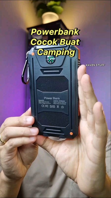 Powerbank outdoor 30000 mAh #powerbankmurah #powerbank30000mah #RacunShopee #SpillBawaBerkah #Diskon50Persen #Cashback40Persen #Cashback50RB