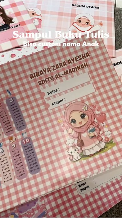 #sampulbukutulis #sampulbuku #sampulbukucustomnama #fyp #shopeevideo