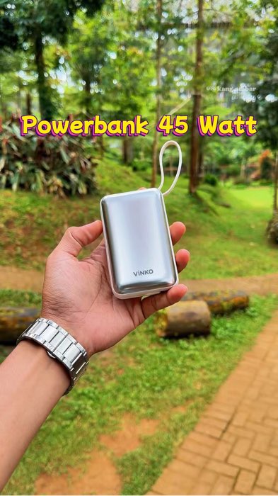 Powerbank ngebut parah! Fast charging 45 watt, tersertifikasi CCC #powerbankfastcharging #powerbankccc #VinkoV10