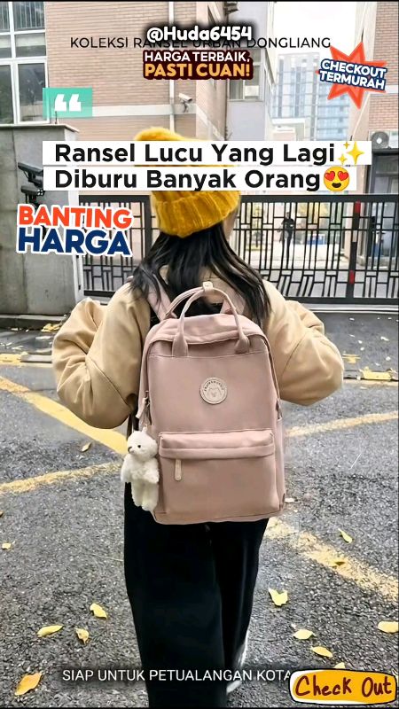 Buat Sekolah Maupun Kuliah🤩#tasransel#ransel#ranselwanita#tassekolah#ranselkuliah#ranselsekolah#RacunShopee#GratisOngkirRP0#Diskon50Persen#viral#fyp