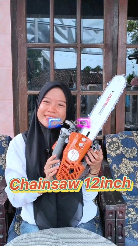 Mesin gergaji 12inch#gergajikayu #chainsaw #12inch#RacunShopee