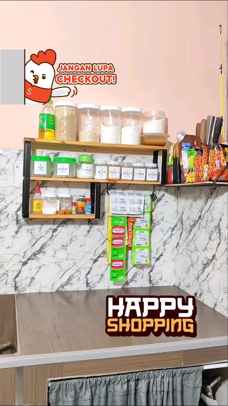 #rakambalansusun #rakdindingserbaguna #RakBumbuDindingDapur #rakambalankayu #SpillBawaBerkah #PromoNonStop #ShopeeCOD #GratisOngkirRP0 #PejuangRupiah