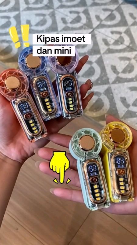 Kipas Angin Mini Praktis Stailis#kipasangin #kipasanginmini #kipasportable #fyp