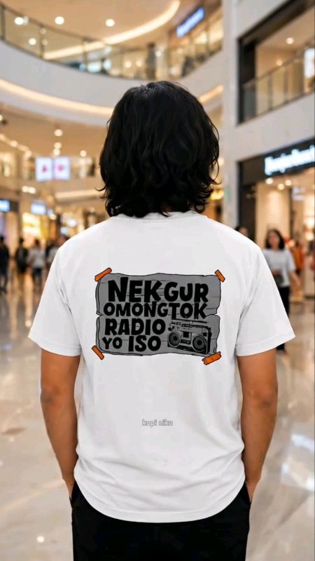 Nek gur omong tok radio yo iso #kaosnekguromong #kaosviral #ootdpria #OOTDFashionShopee #RacunShopee