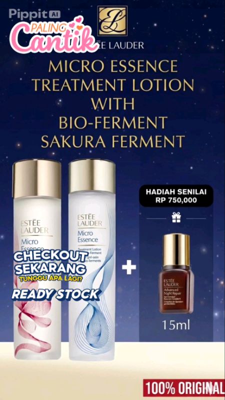 ESTEE LAUDER MICRO ESSENCE SAKURA 200ML#serumviral #racunshopeee #ShopeeReview #RacunShopeeCheck #fyp #ShopeeFashionHaul #ShopeeBeautyHaul #foryoupage