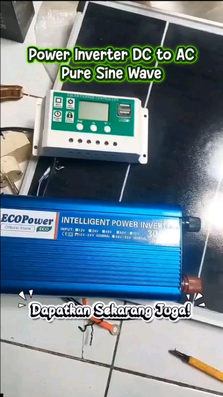 Power Inverter Pure Sine Wave DC 12V/24V To AC 220V 3000/5000 Watt #powerinverterdctoac #powerinvertermurah #inverterpsw #ViralDiShopeeVideo #fyp