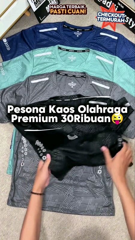 Kaos Olahraga premium#kaosolahraga#bajuolahraga#jersey#jerseyolahraga#GratisOngkirRP0#Diskon50Persen#RacunShopee#SpillBawaBerkah#promononstop#viral#fy
