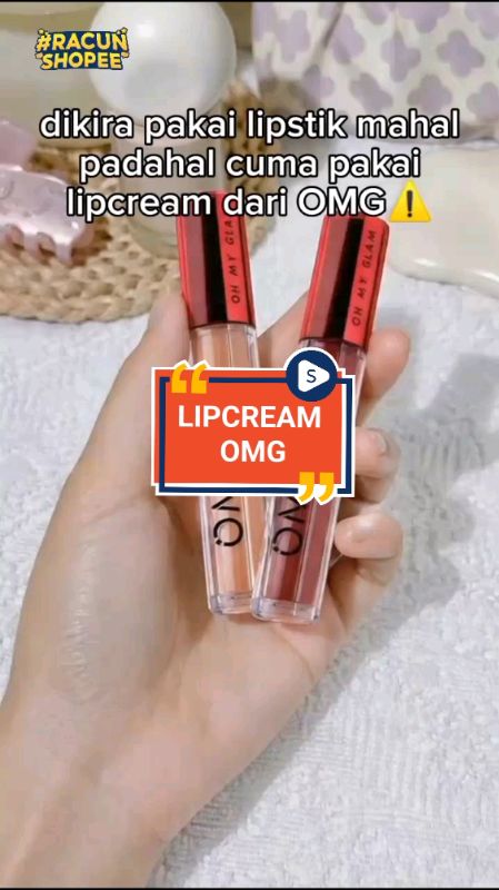 murahh bangett!! #lipcreamomg #lipcreammurah #RacunShopee #shoopevideo #promoshopee #affiliateshopee