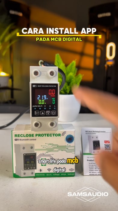 Smart WiFi MCB Digital #smartmcb #mcbwifi #mcbdigital #kwhmeter #mcbbreaker #RacunShopee #GratisOngkirRP0 #DiskonRacunShopee #gaknyesel
