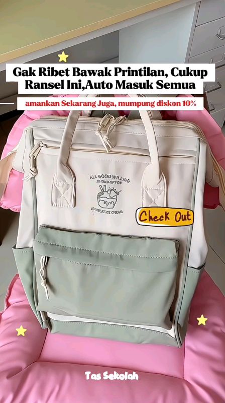 Ransel Bikin Satset semua masuk #ranselwanita #ranselbesar #ranselwanita #ranselimport #buzzbag #rekomendasi #ranselgunung #ranselkerja #termurah