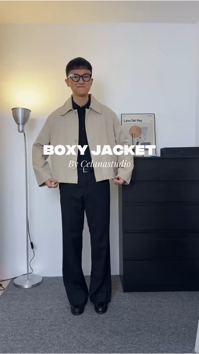 JAKET BOXY BUAT CLEAN OUTFIT #jaket #jaketboxy #jaketpolos #jaketboxypria #jaketmurah #shopeevideo #ShopeeLook #RacunShopee #ShopeeHaul
