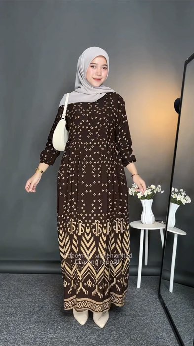 Rekomendasi dress gamis cantik kekinian #dress #gamis #gamiscantik #dasterkekinian #ShopeeLook #ShopeeFashionHaul #OOTDFashionShopee