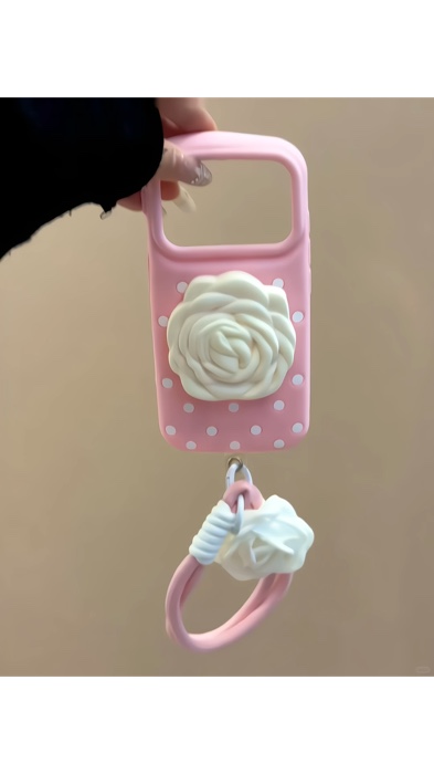 Cute polka rose case 🌸 #caselucu #viral #ViralDiShopeeVideo #shopeevideo #RacunShopee #rekomendasi