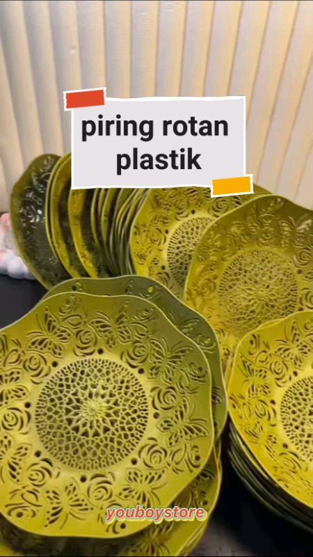 Rekomendasi piring rotan plastik #piringrotanplastik #piringrotanplastikmurah #piringcantik #ViralDiShopeeVideo #SpillRacunShopee #RacunShopee