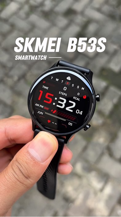 Skmei B53S memang cakep banget #smartwatchreview #ShopeeReview #smartwatchwaterproof #watch #skmeismartwatch