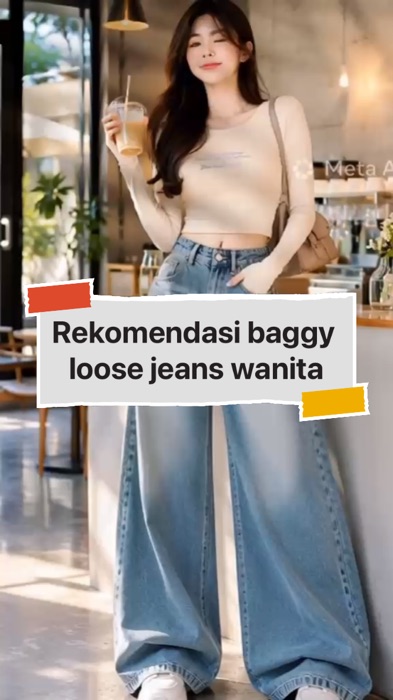 Premium Kulot Highwaist Celana Panjang Wanita-baggy jeans wanita Baggy loose celana wanita #ViralDiShopeeVideo #OOTDFashionShopee #GratisOngkirRP0