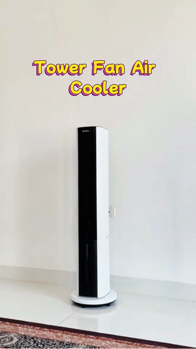 Anginnya sejuk banget! Air cooler gree GTA-ACOOL6 #towerfan #towerfancooler #aircooler #greeaircooler